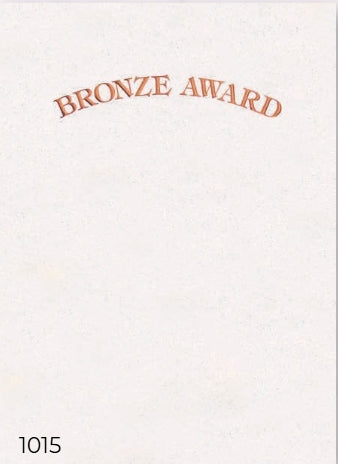 1015 Testamur - Bronze Award