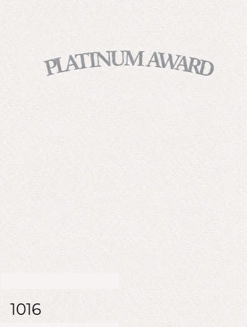 1016 Testamur - Platinum Award