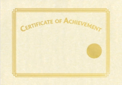 7100 Testamur - Certificate of Acheivement